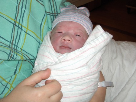 Micah Wilkes Smedberg, newborn